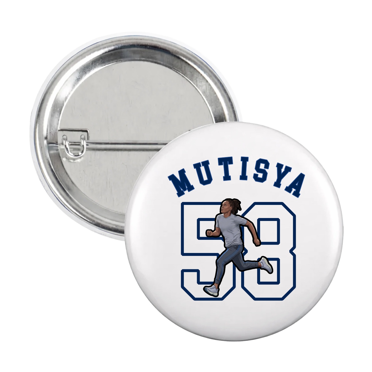 Game Day Button — Shirsey Arch in White