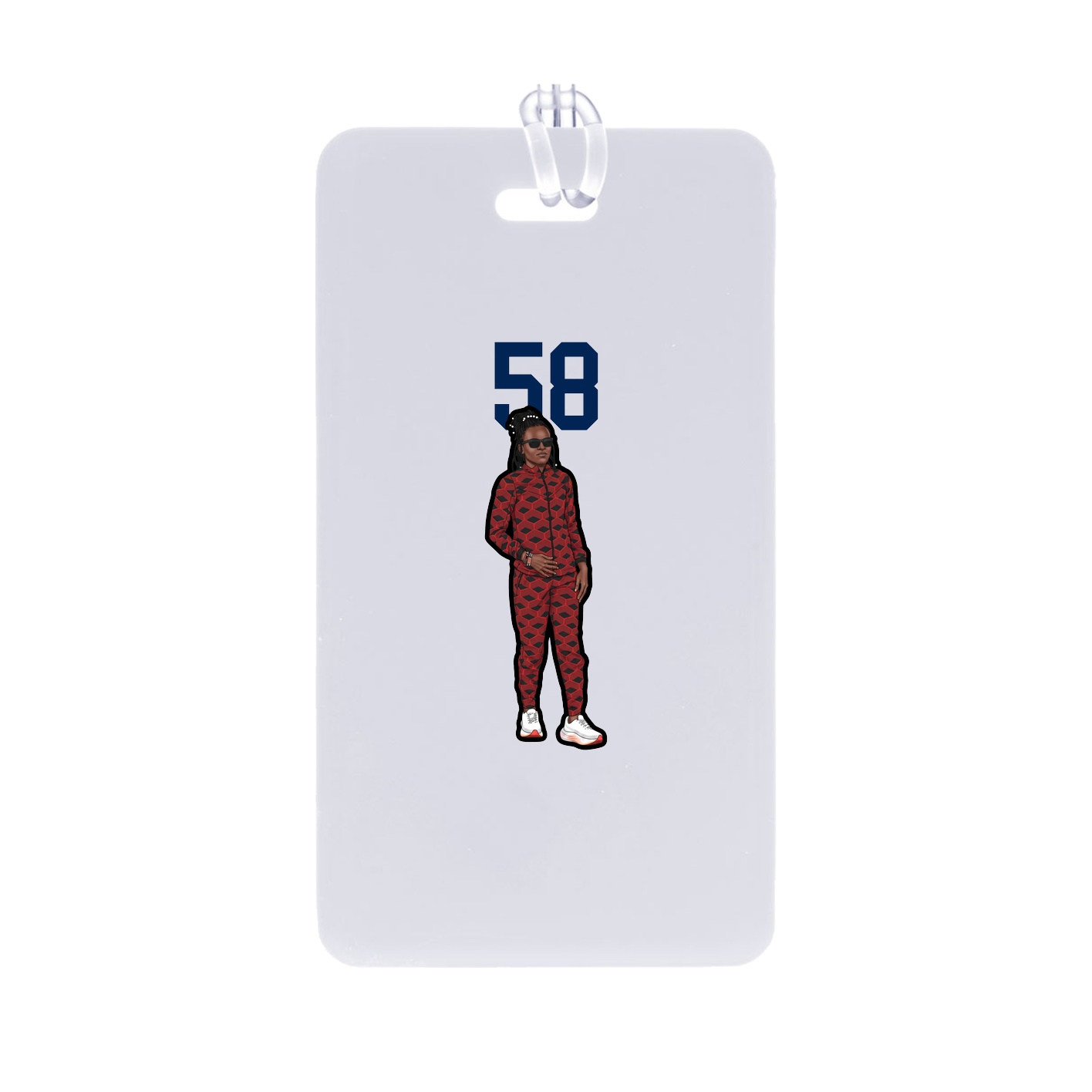 Bag Tag — Number Top in Classic