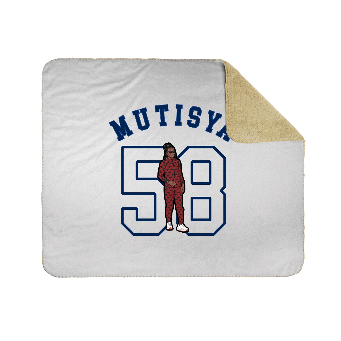 Throw Blanket — Shirsey Arch in White