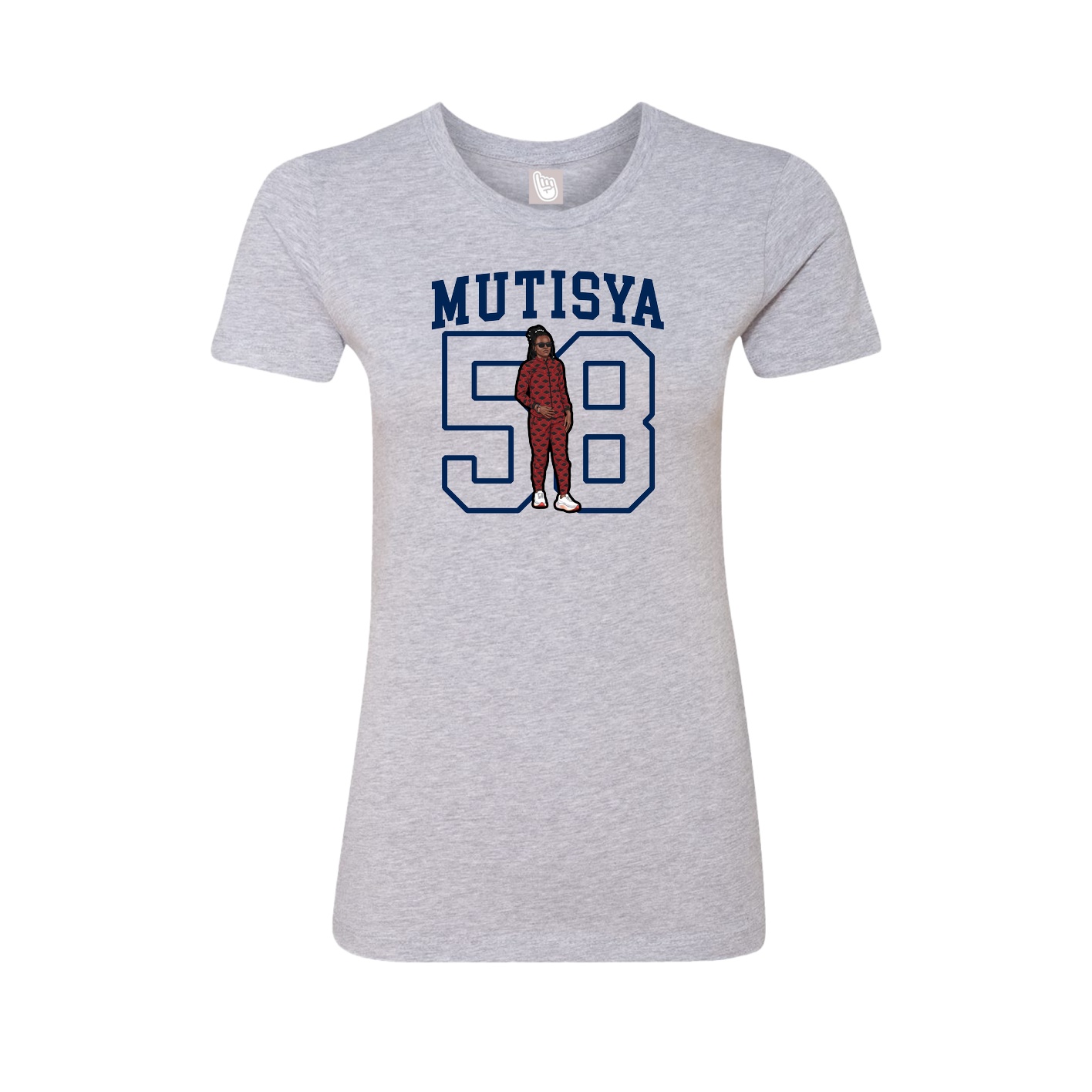 Fitted Women's Tee — Shirsey in Grey