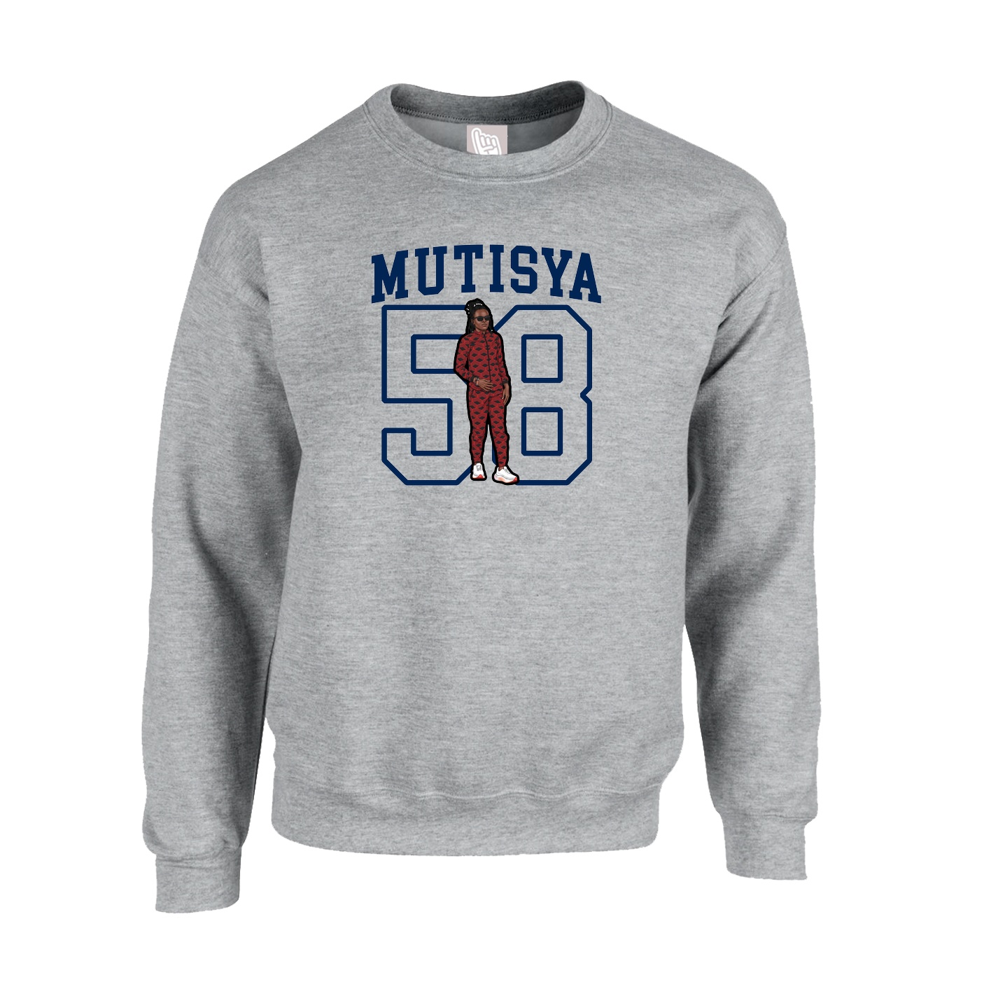 Fleece Crew — Shirsey in Grey