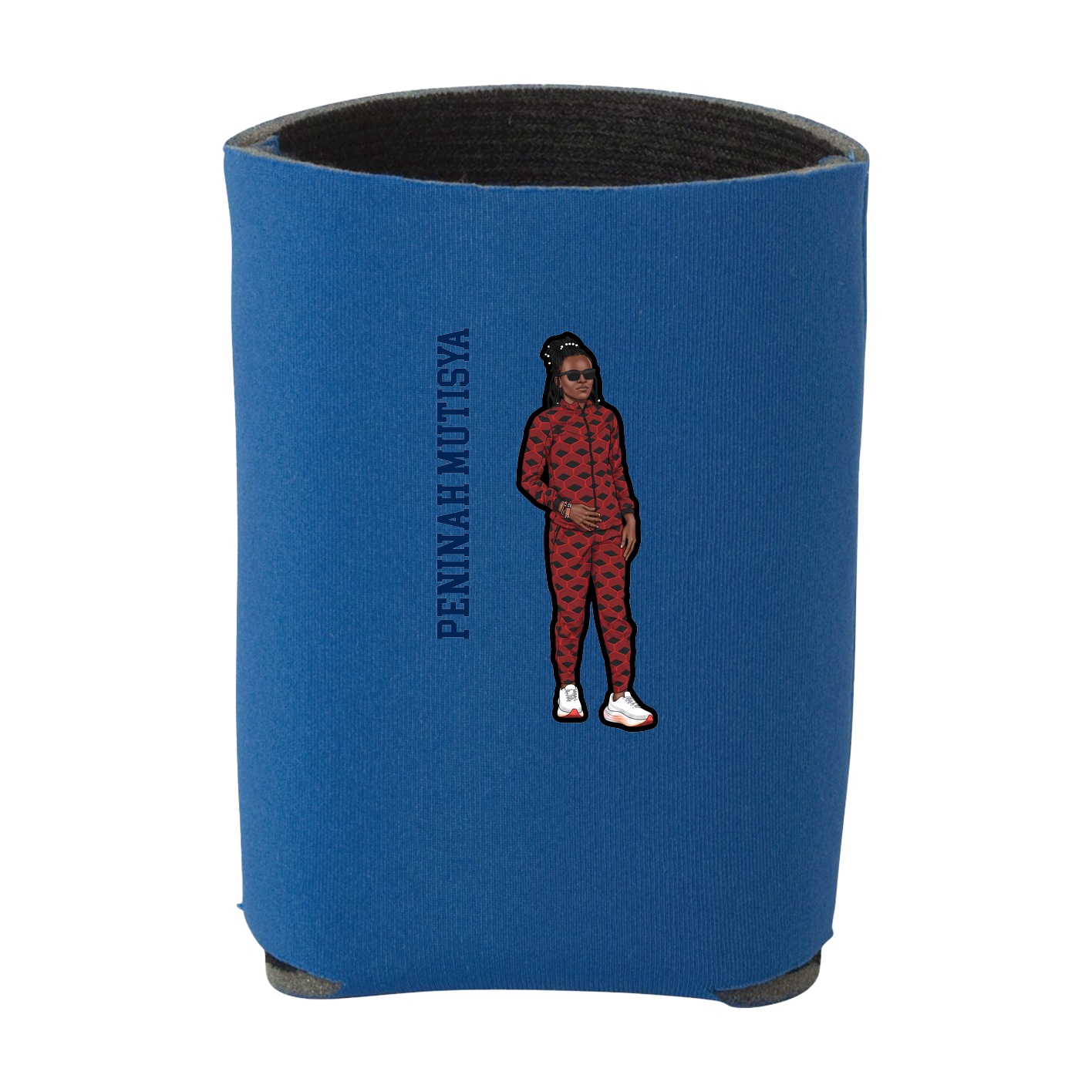 Can Holder — Name Vertical in Royal