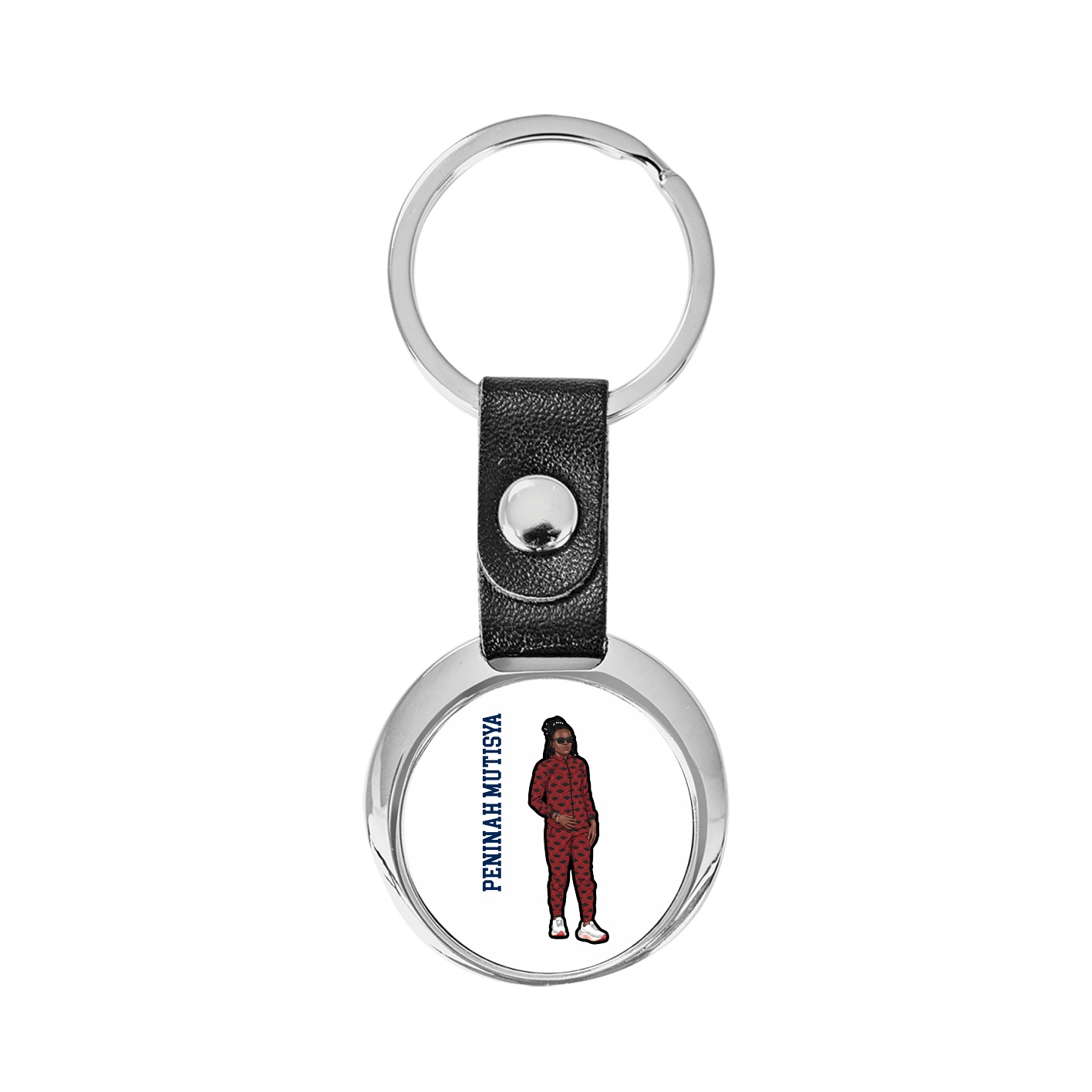 Key Chain — Name Vertical in Classic