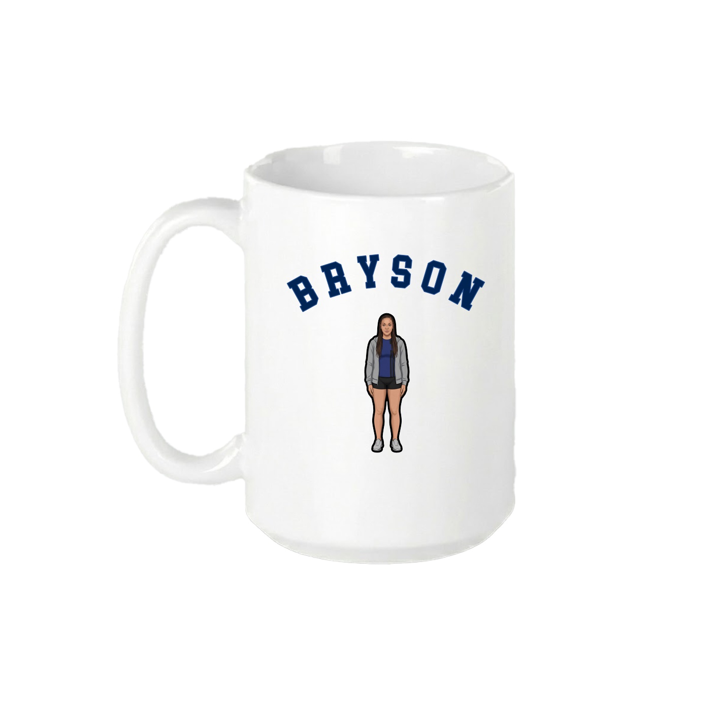 15oz Coffee Mug — Shirsey Arch in White