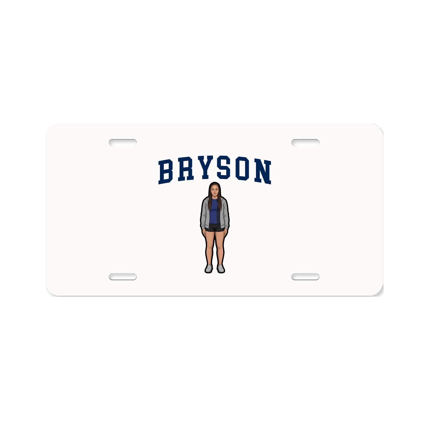 License Plate — Shirsey in Classic