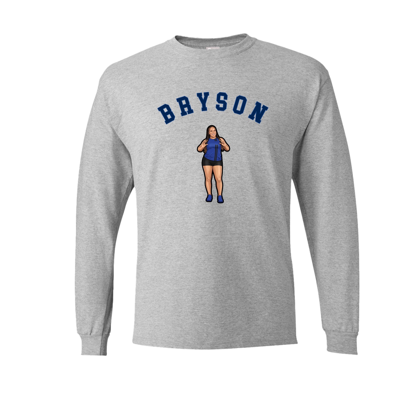 Long Sleeve Tee — Shirsey Arch in Grey