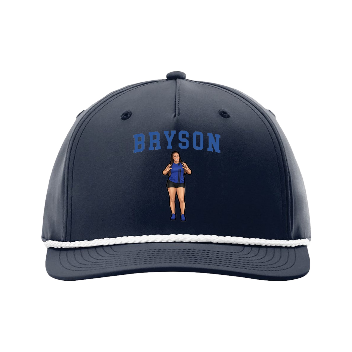 Five-Panel Classic Rope Cap — Shirsey in Navy