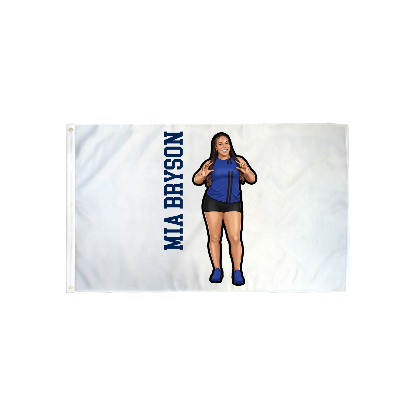 3x5 Flag — Name Vertical in Classic