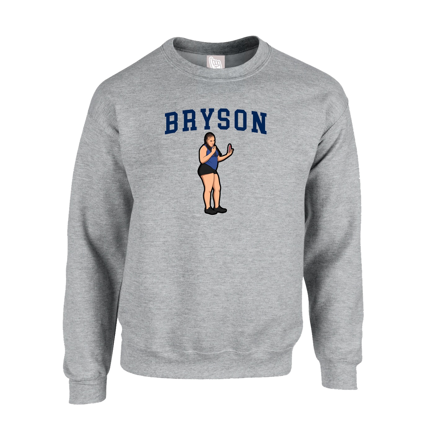 Fleece Crew — Shirsey in Grey