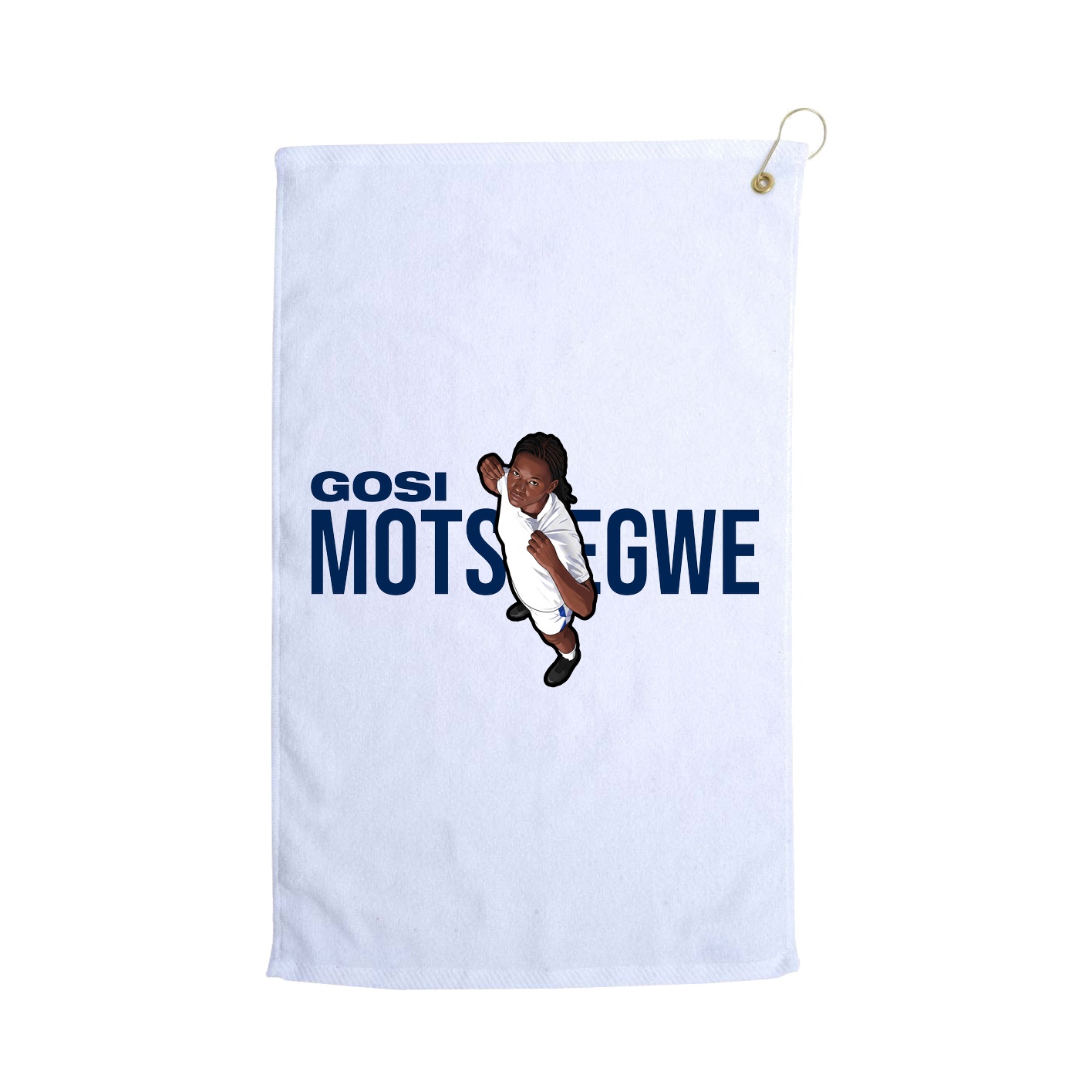 Golf Towel — Player Name in White