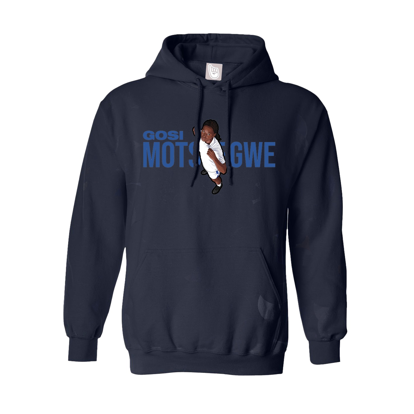 Hoodie — Player Name in Navy