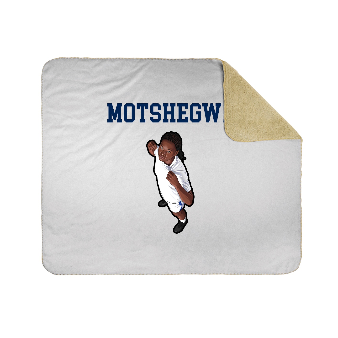 Throw Blanket — Shirsey in White