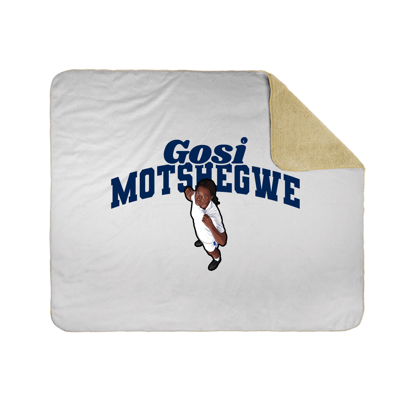 Throw Blanket — Signature Arch in White