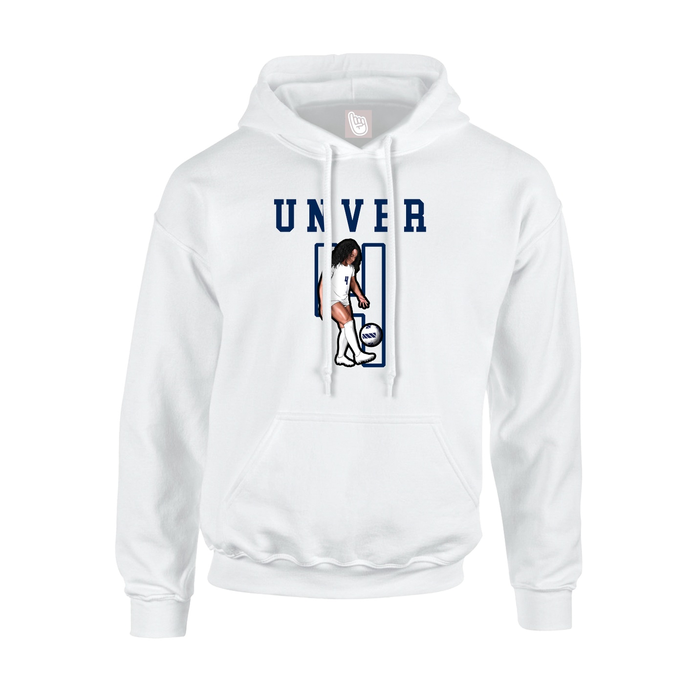Youth Hoodie — Shirsey in White