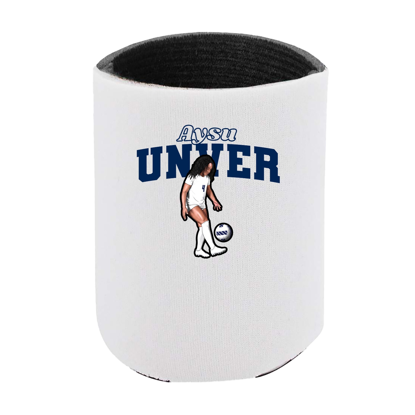Can Holder — Name Arch in White