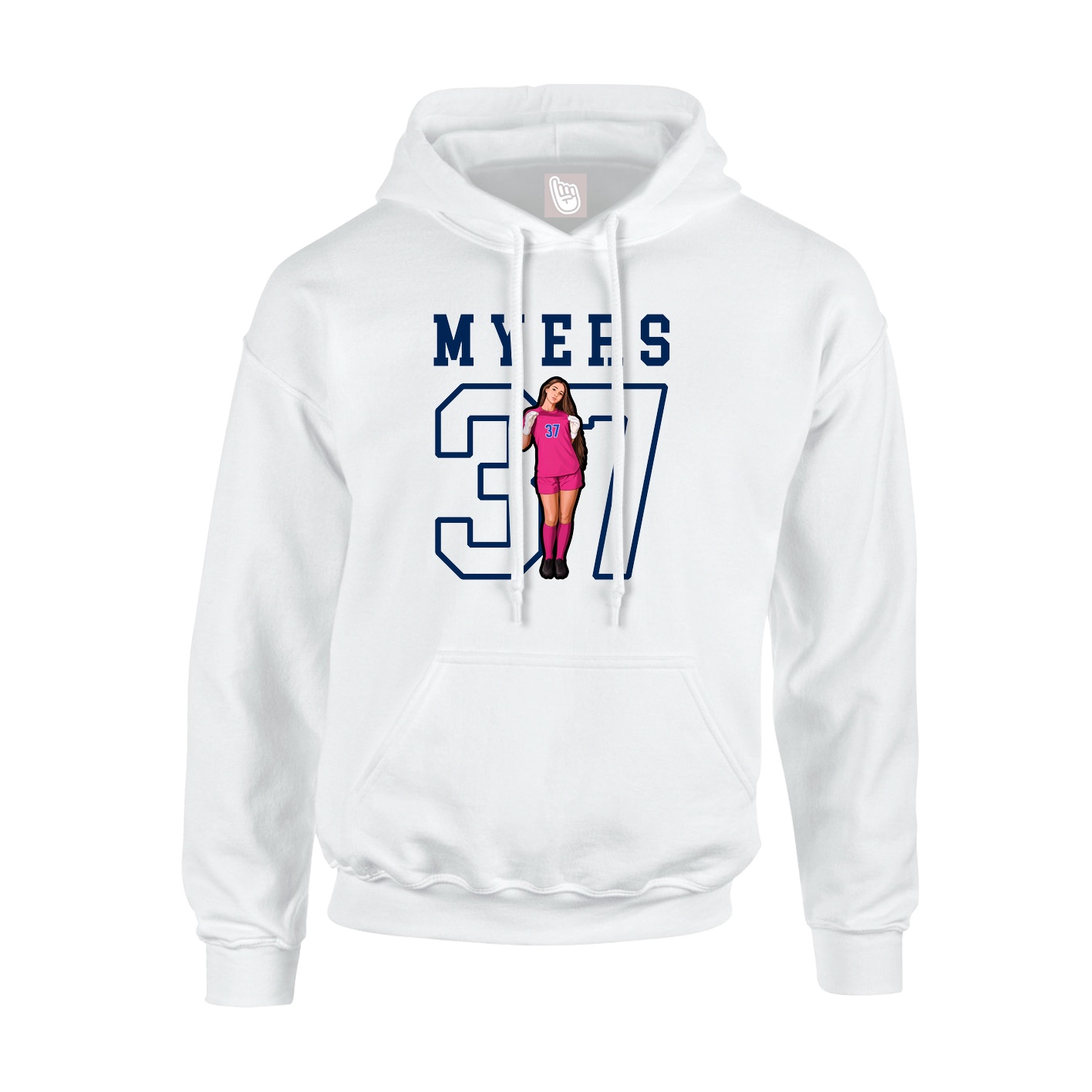 Youth Hoodie — Shirsey in White