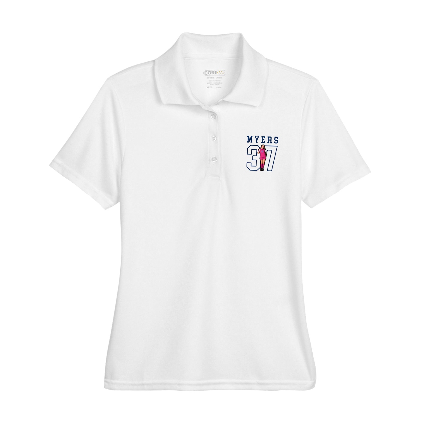 Womens Performance Polo — Shirsey in White