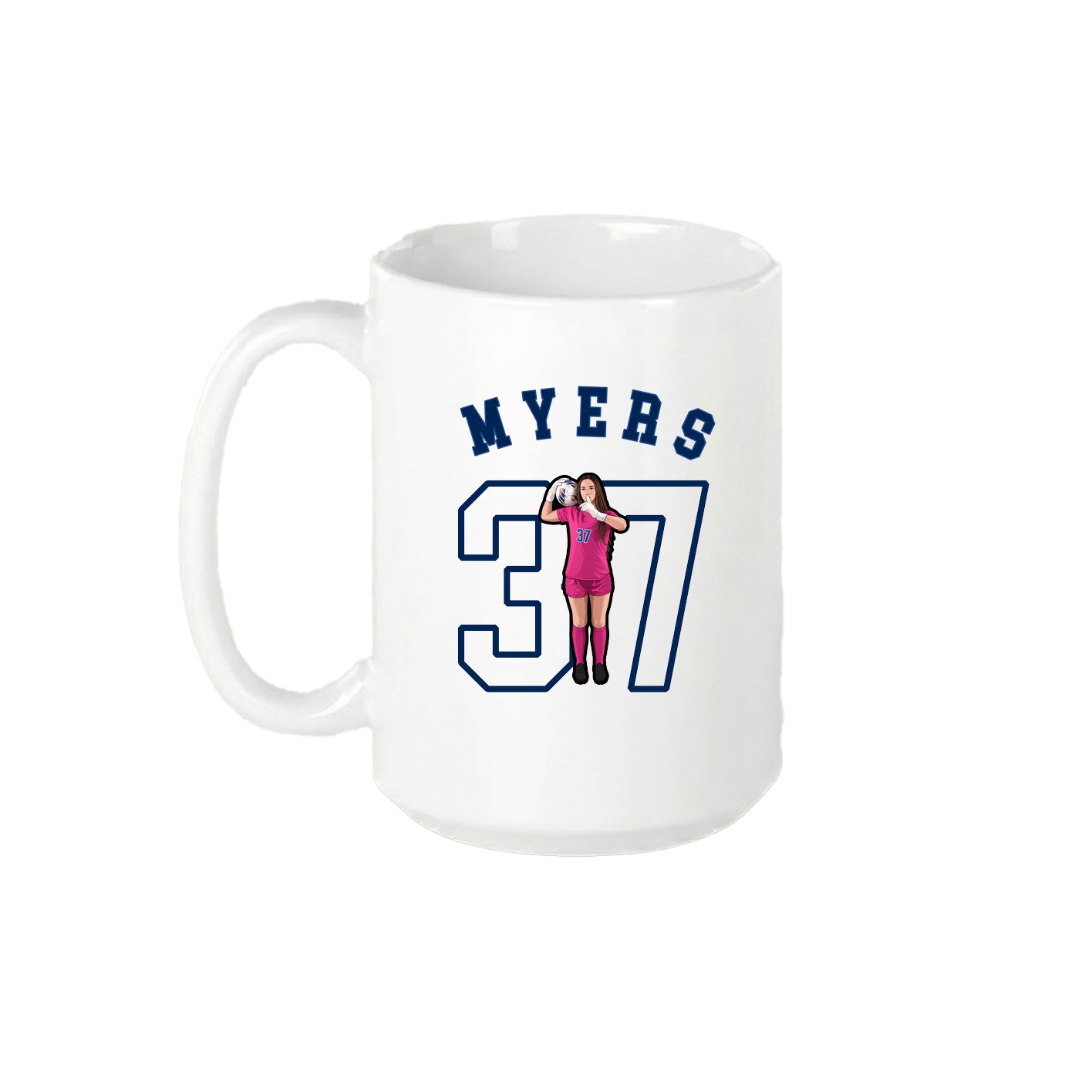 15oz Coffee Mug — Shirsey Arch in White