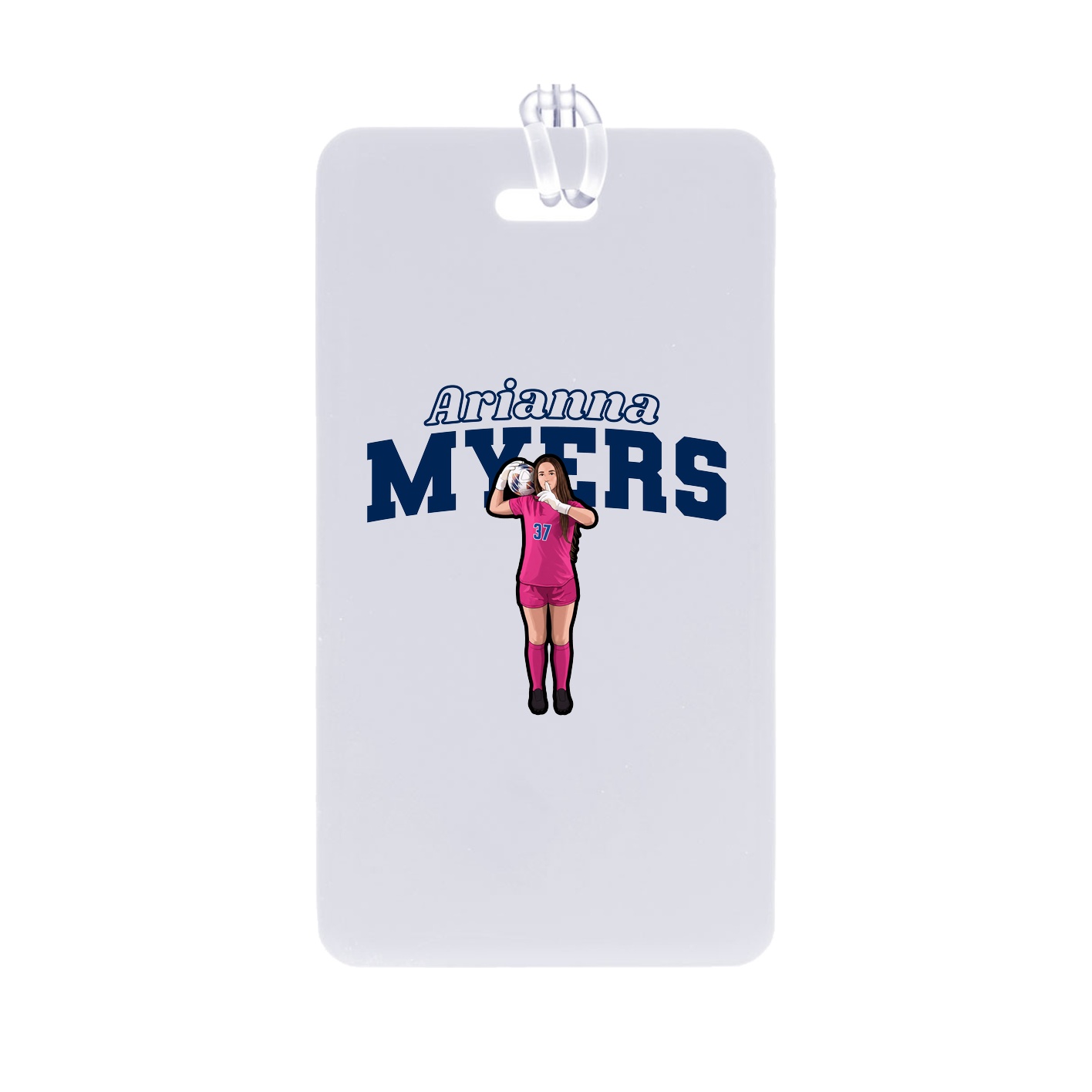 Bag Tag — Name Arch in Classic