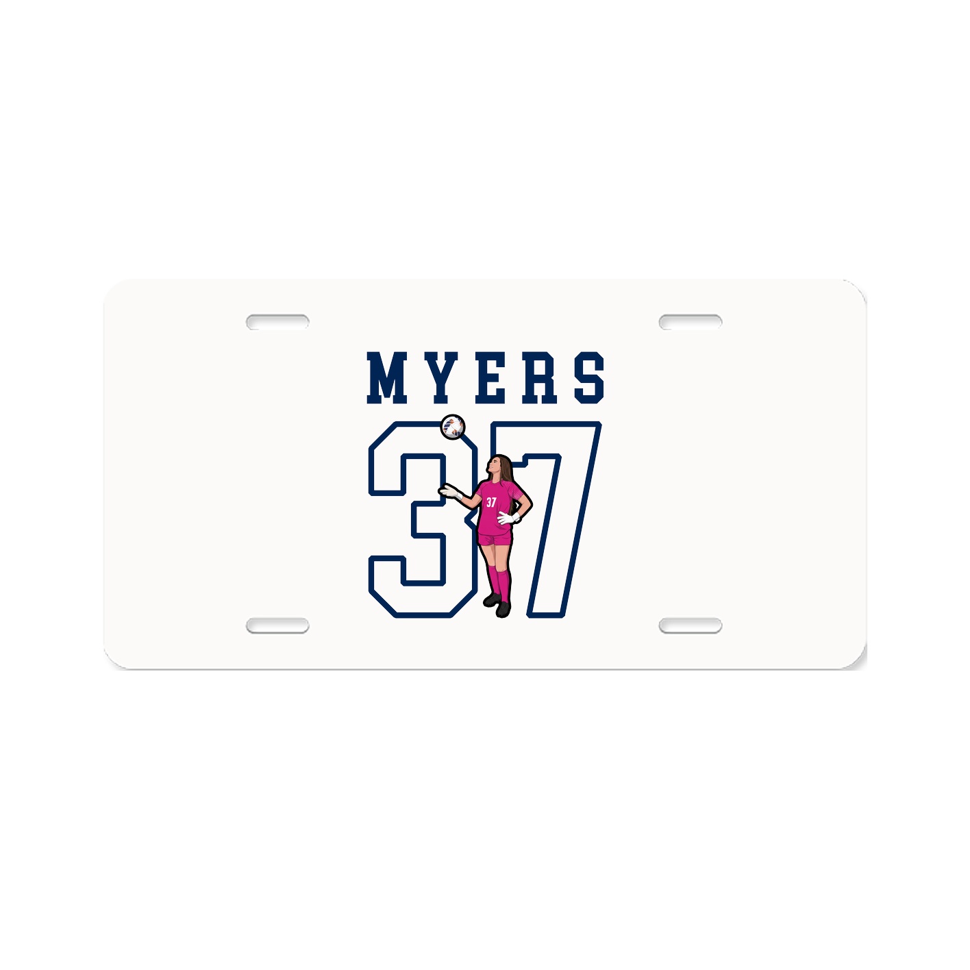 License Plate — Shirsey in Classic