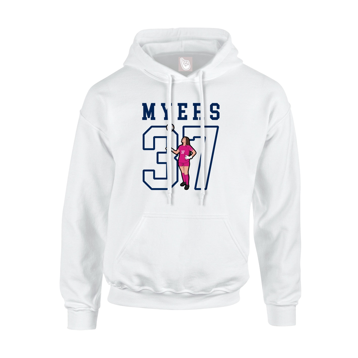 Youth Hoodie — Shirsey in White