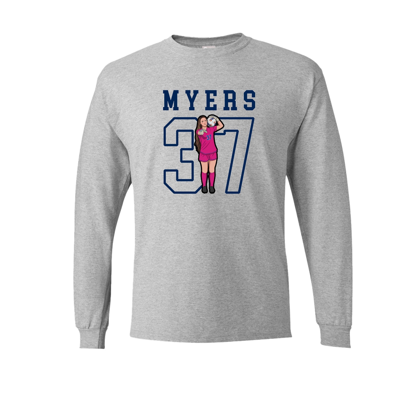 Long Sleeve Tee — Shirsey in Grey