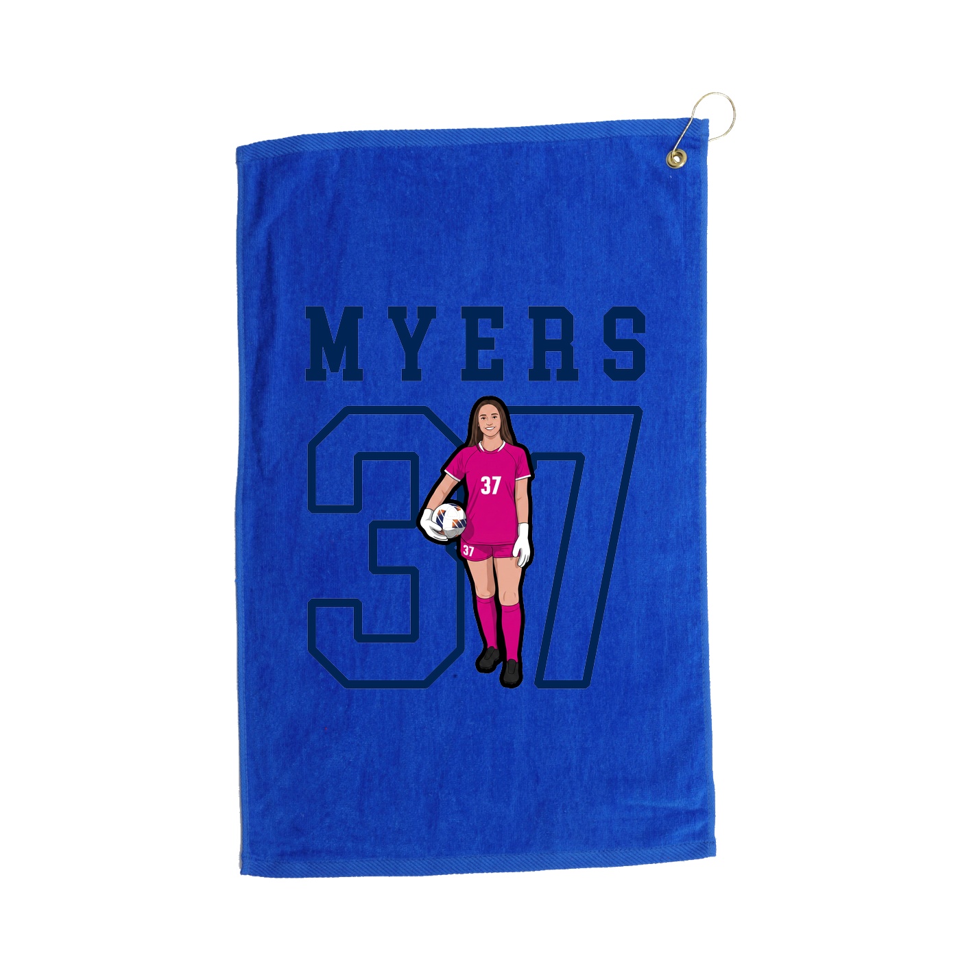 Golf Towel — Shirsey in Royal