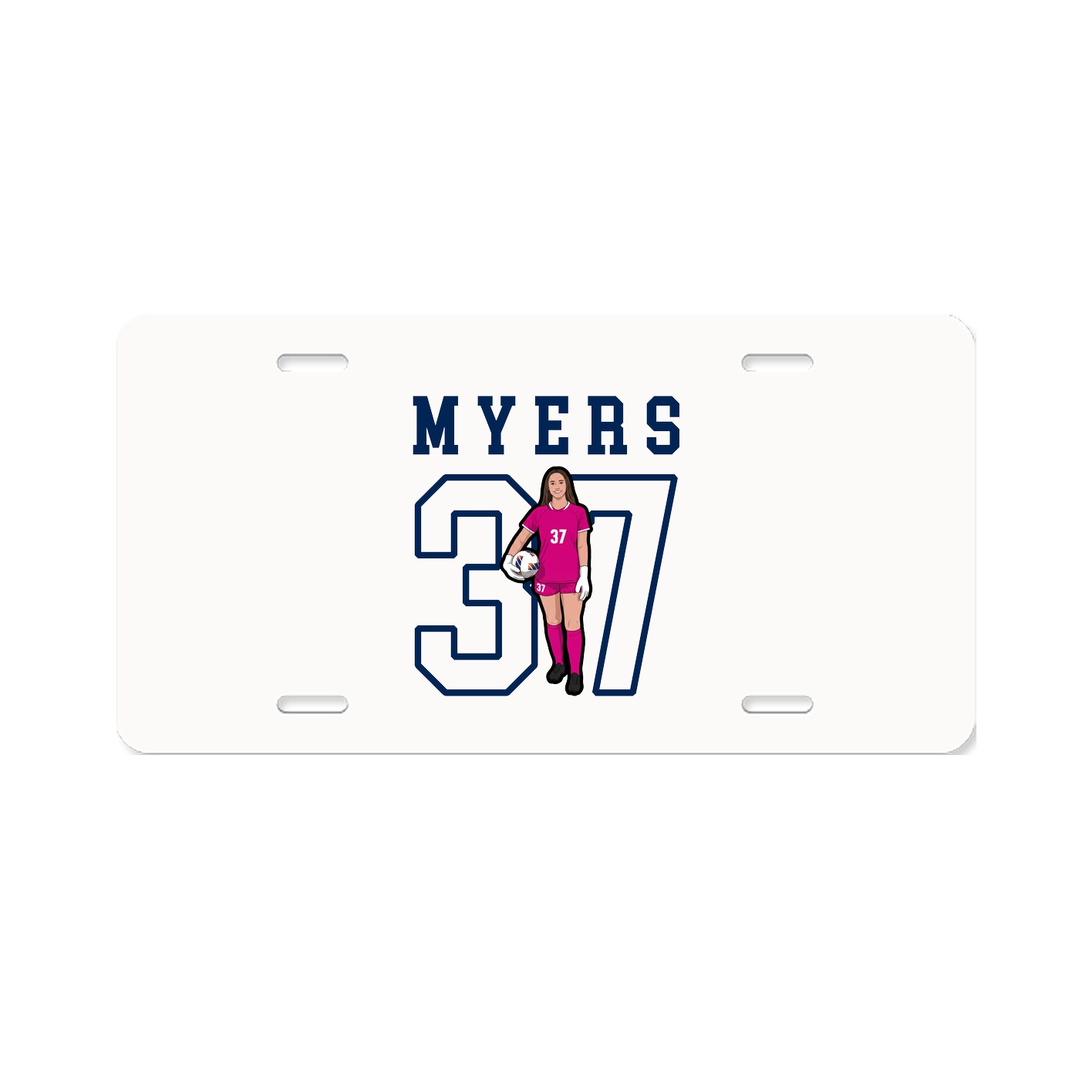License Plate — Shirsey in Classic