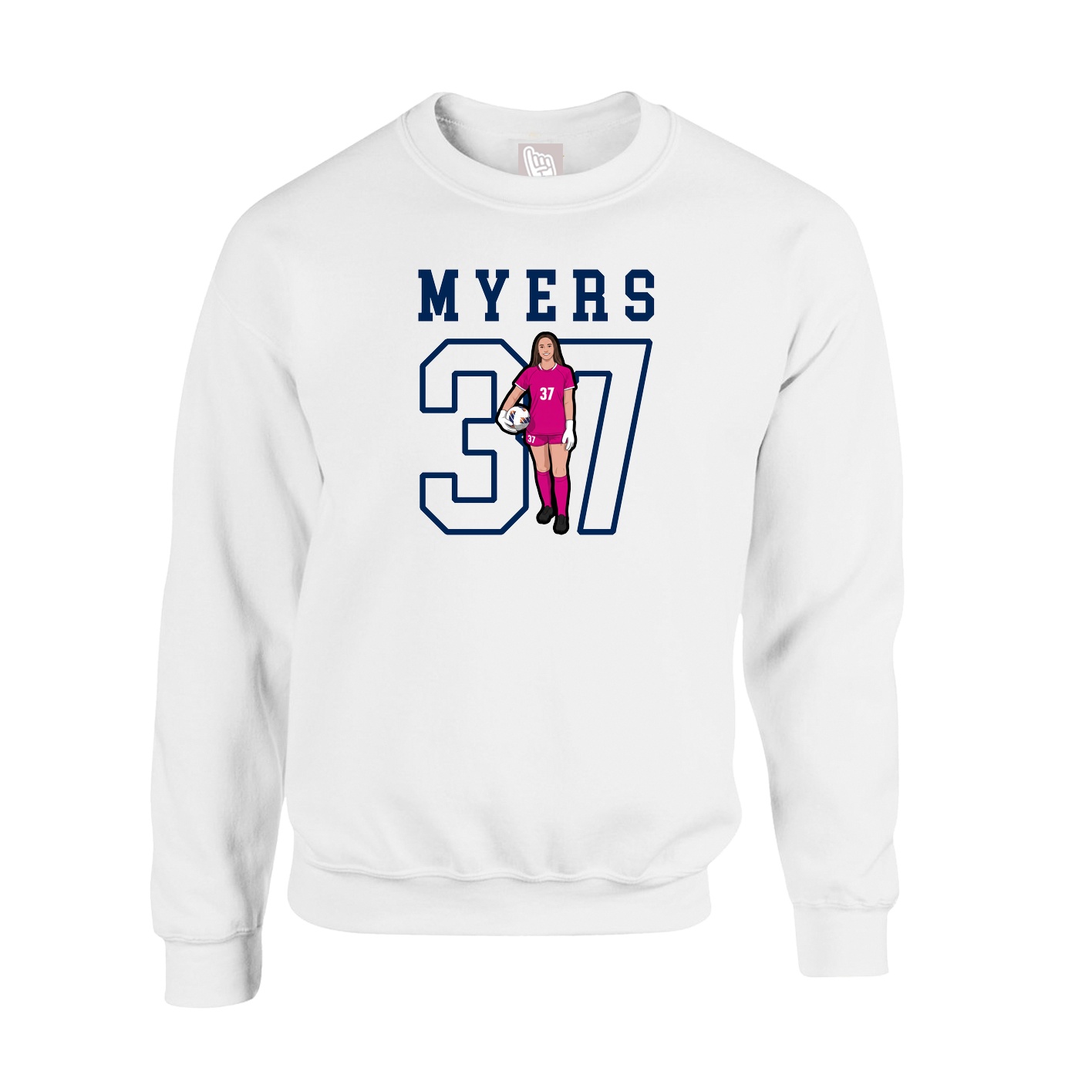 Fleece Crew — Shirsey in White