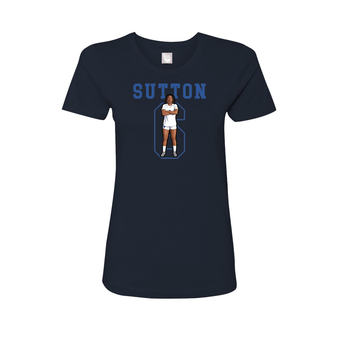 Fitted Women's Tee — Shirsey in Navy