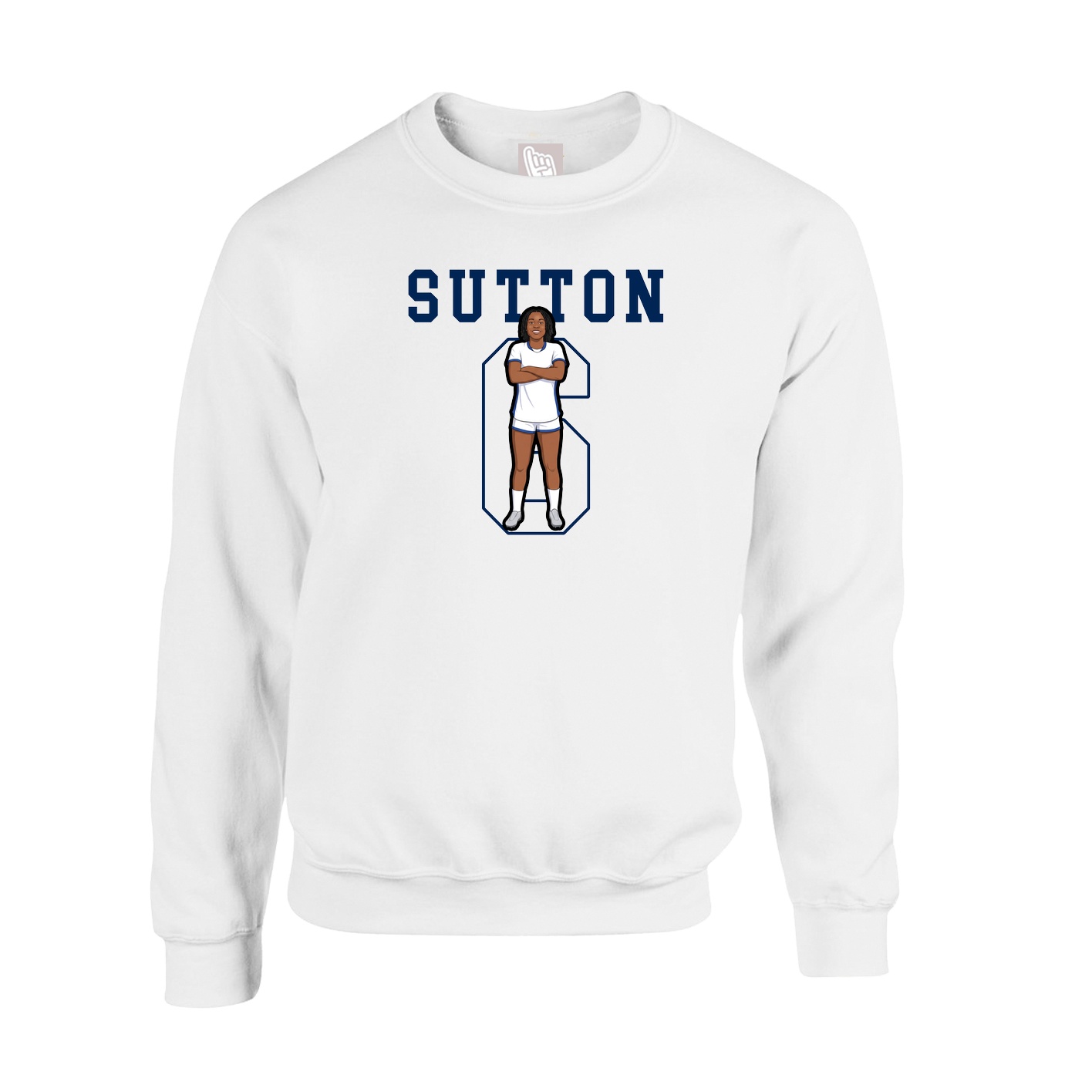 Fleece Crew — Shirsey in White