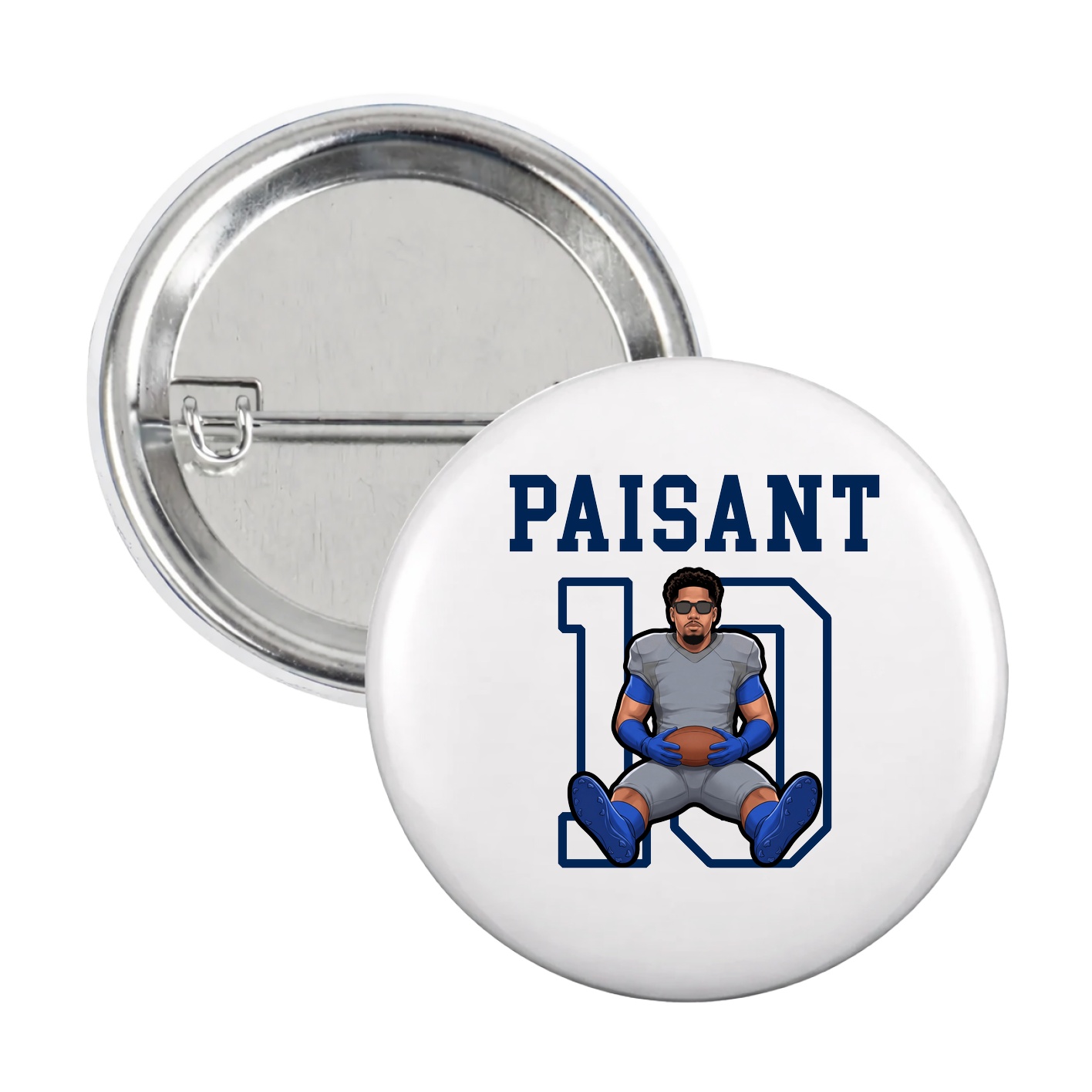 Game Day Button — Shirsey in White