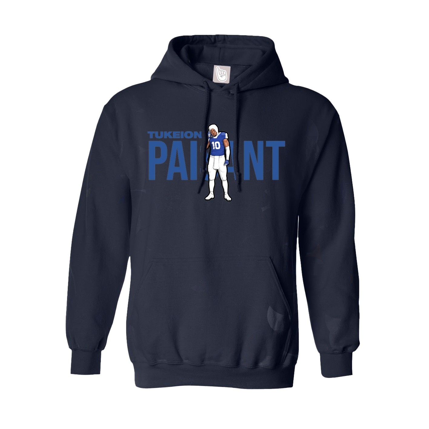 Hoodie — Player Name in Navy