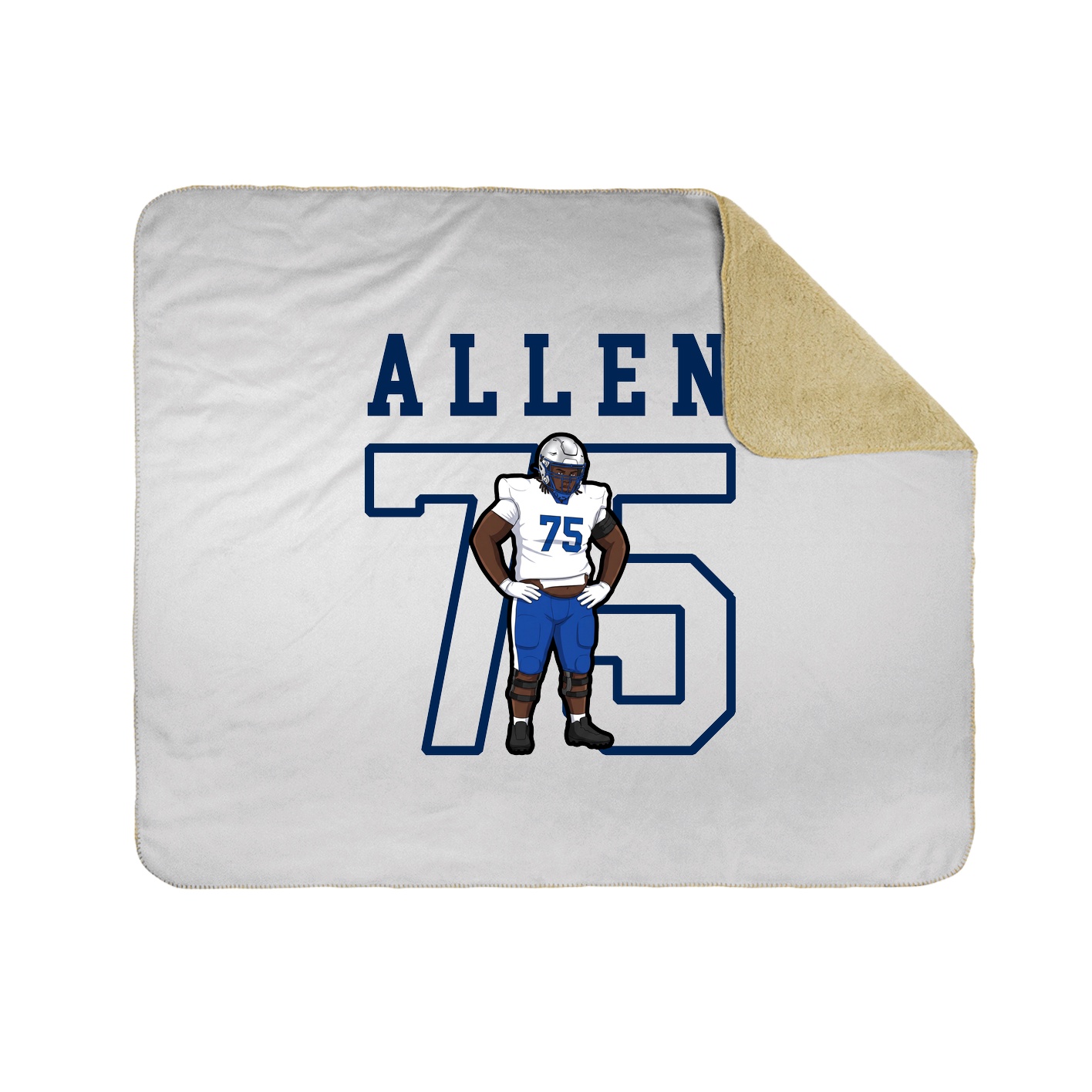 Throw Blanket — Shirsey in White