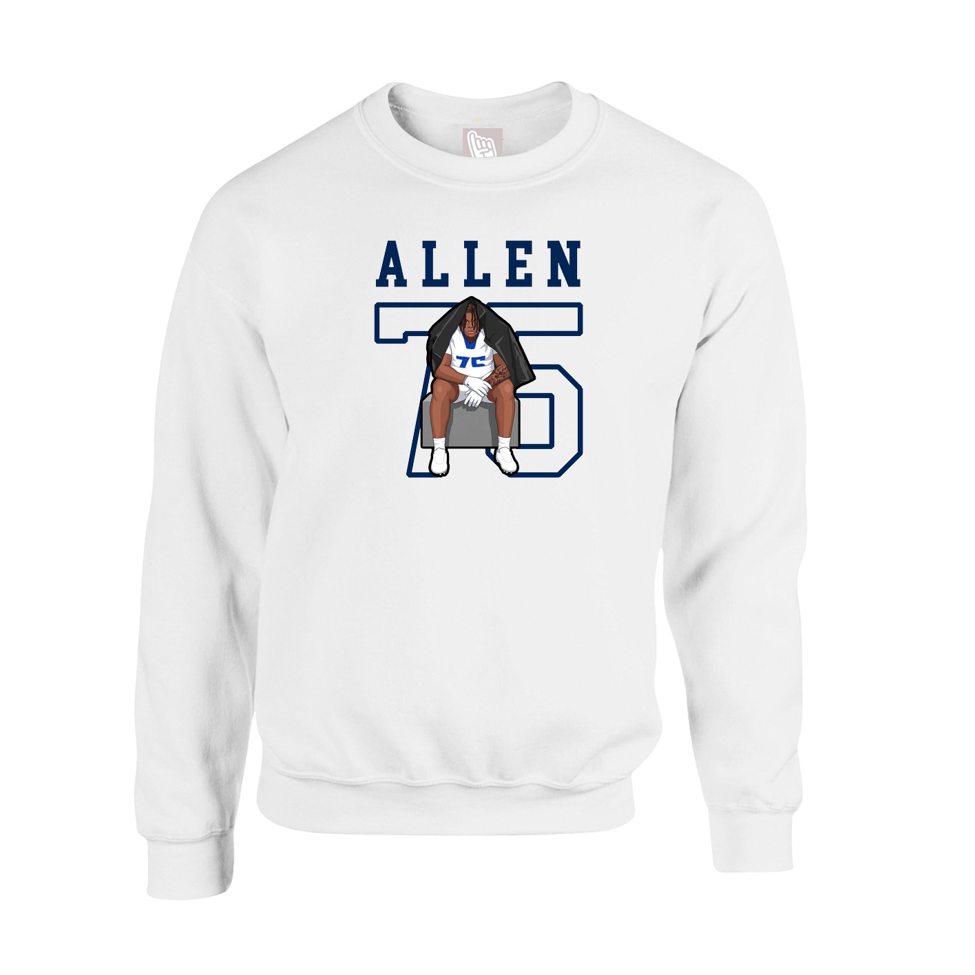 Fleece Crew — Shirsey in White