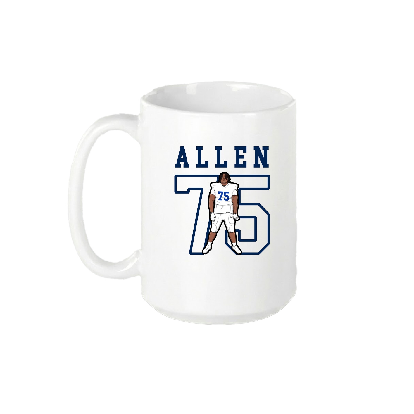 15oz Coffee Mug — Shirsey in White