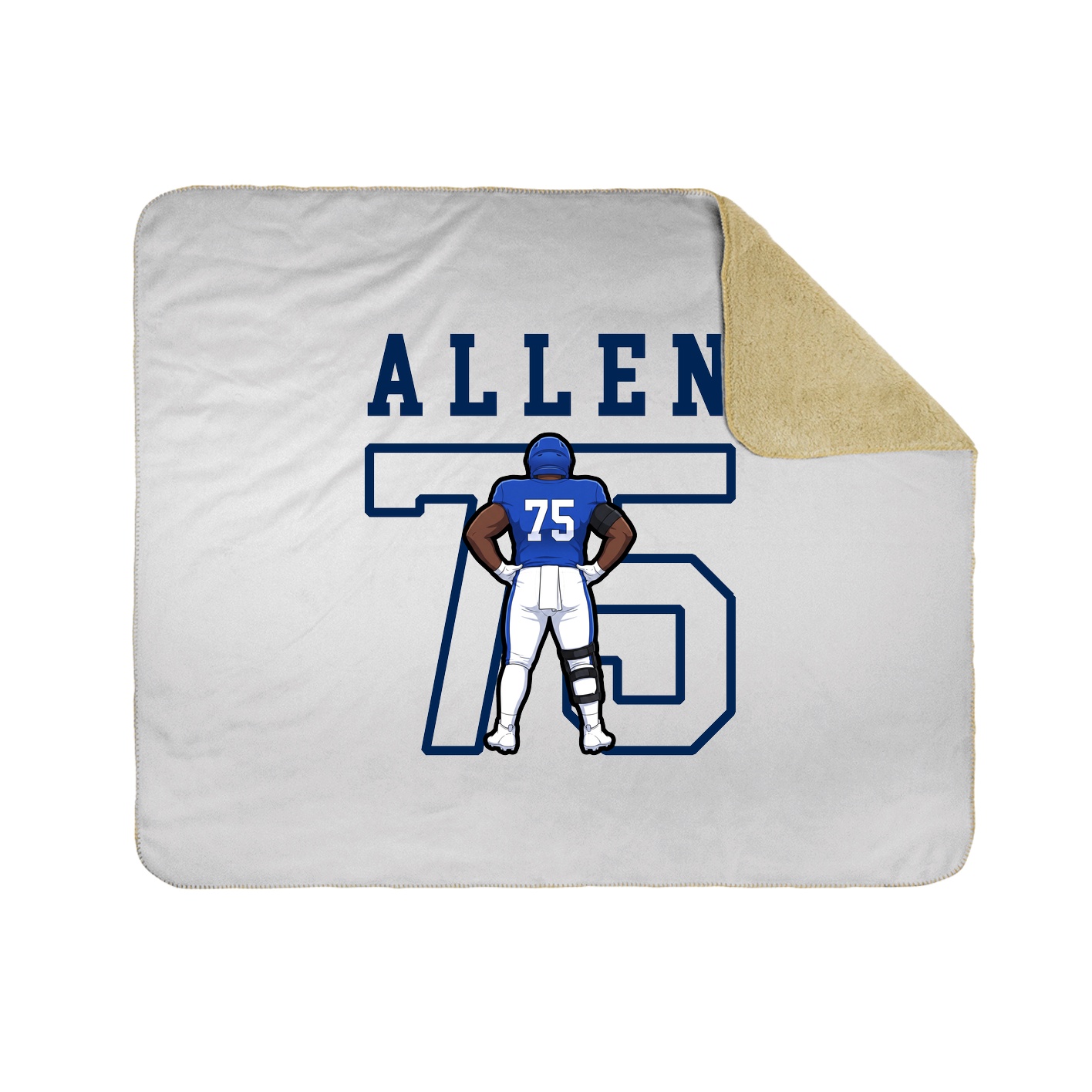 Throw Blanket — Shirsey in White