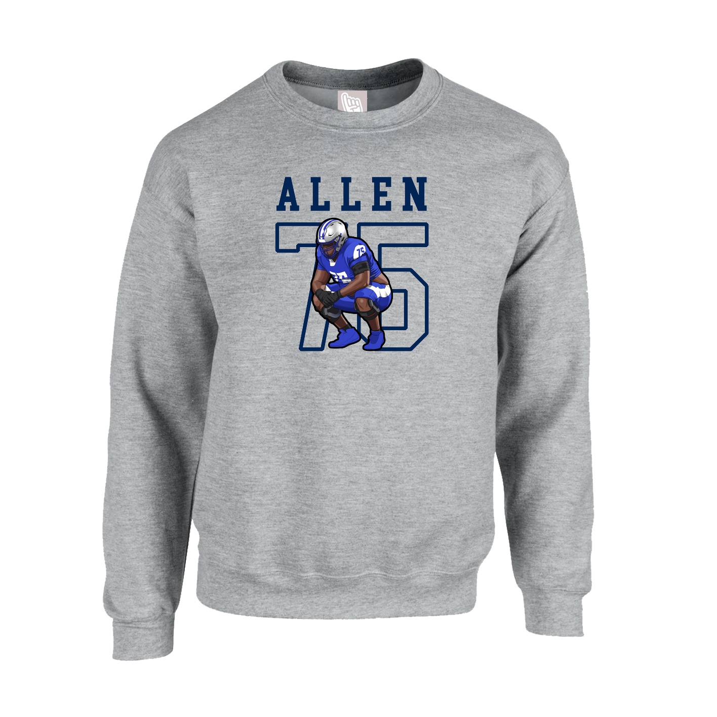 Fleece Crew — Shirsey in Grey