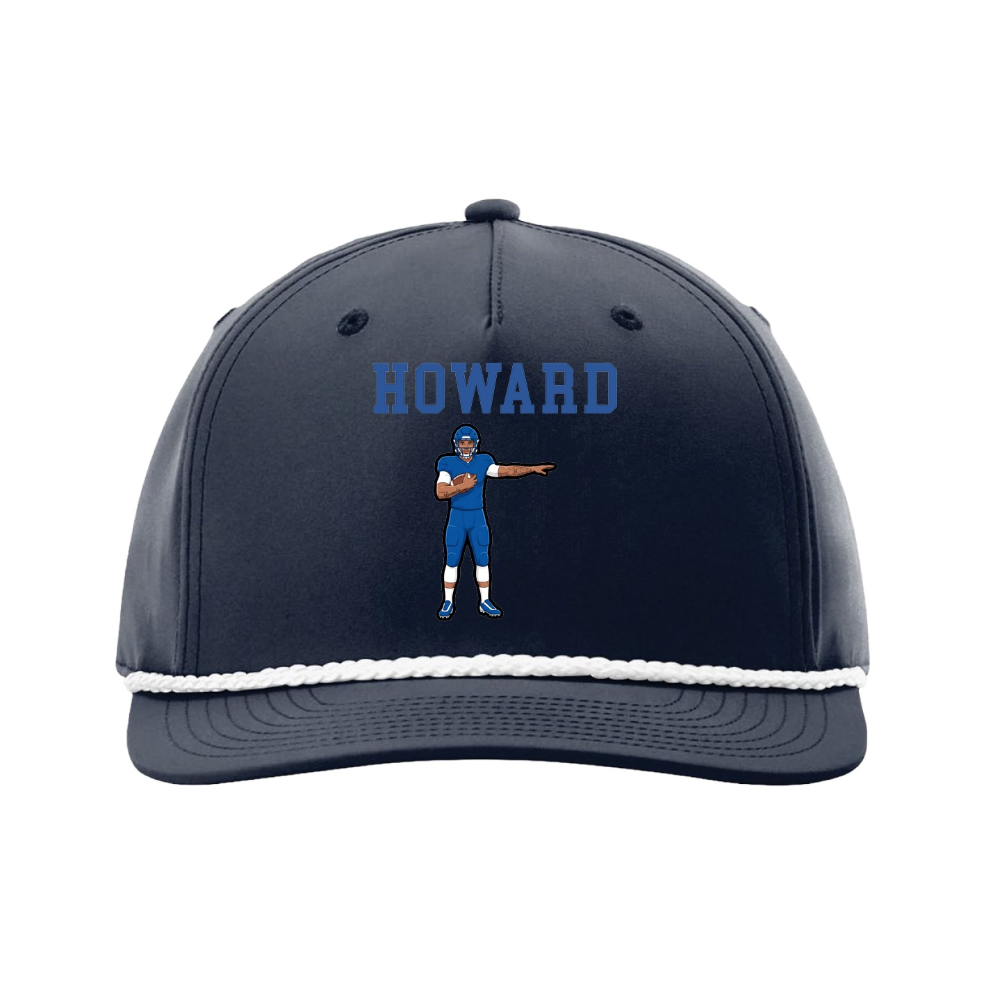 Five-Panel Classic Rope Cap — Shirsey in Navy