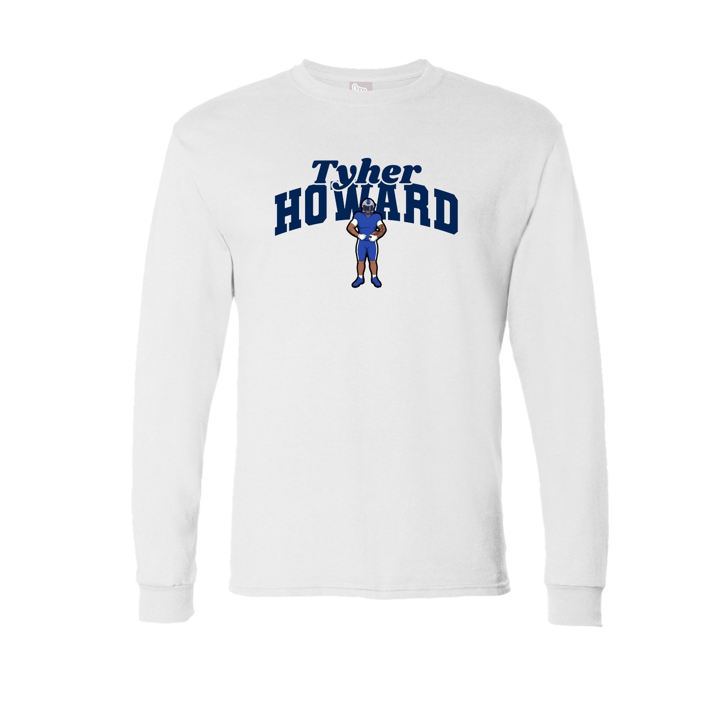 Long Sleeve Tee — Signature Arch in White