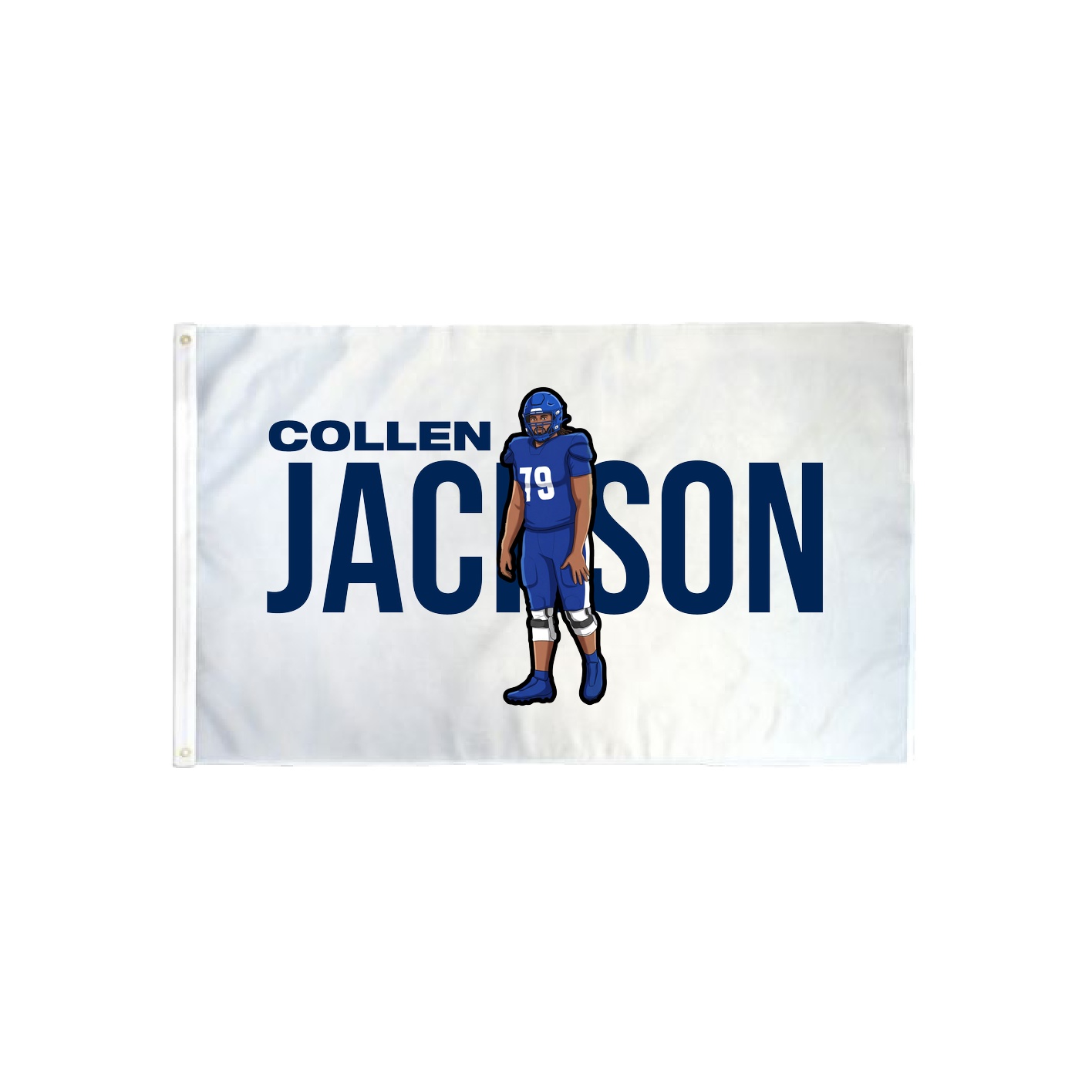 3x5 Flag — Player Name in Classic