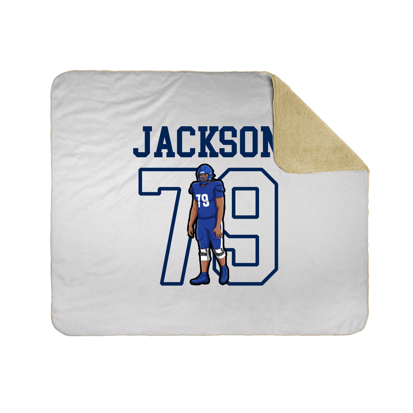 Throw Blanket — Shirsey in White