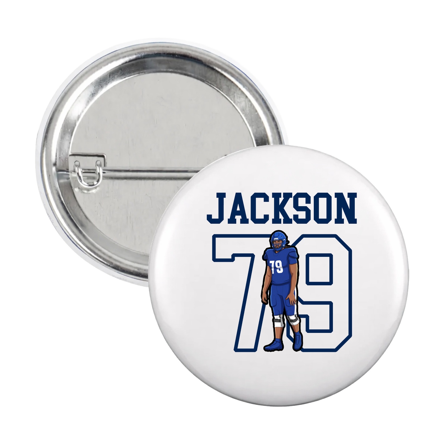 Game Day Button — Shirsey in White
