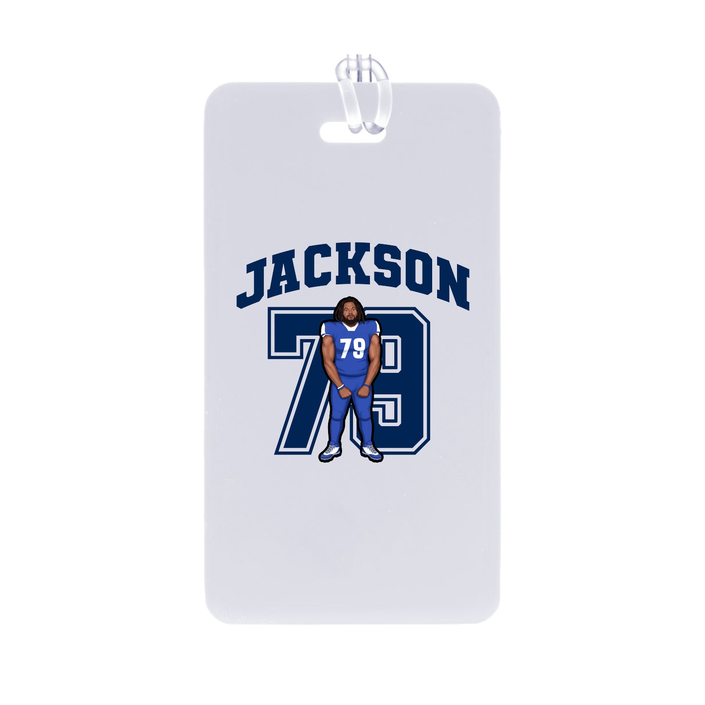 Bag Tag — Number in Classic