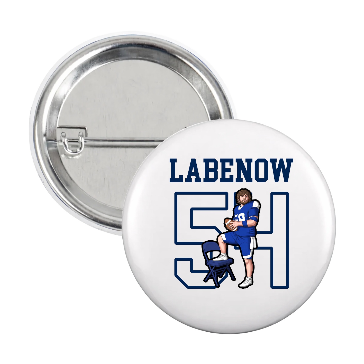 Game Day Button — Shirsey in White