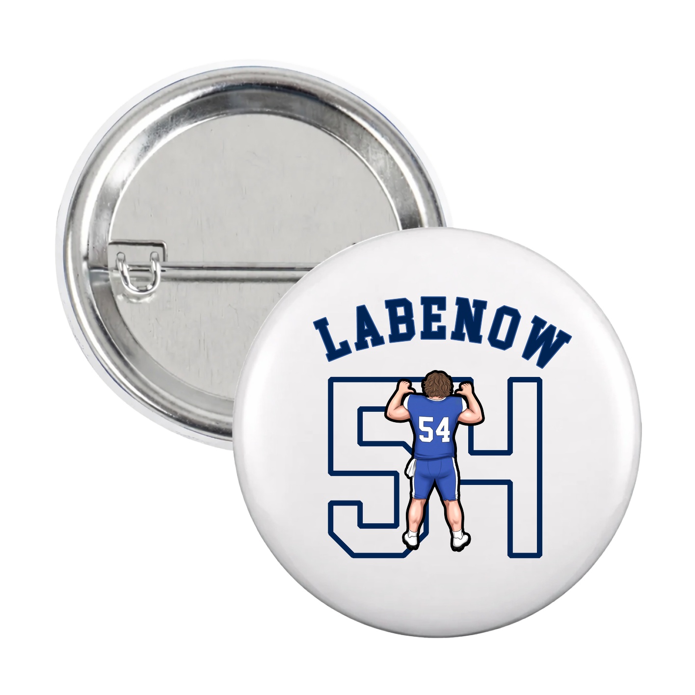 Game Day Button — Shirsey Arch in White