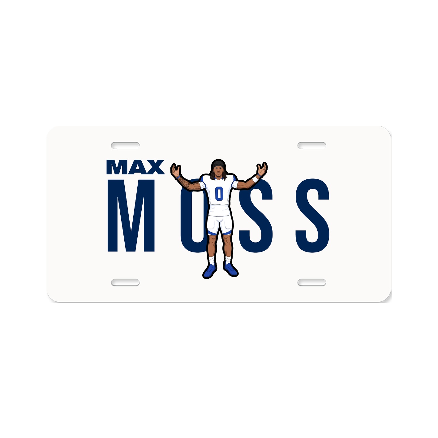 License Plate — Player Name in Classic