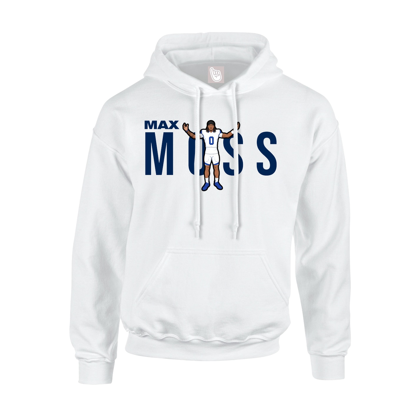 Hoodie — Player Name in White