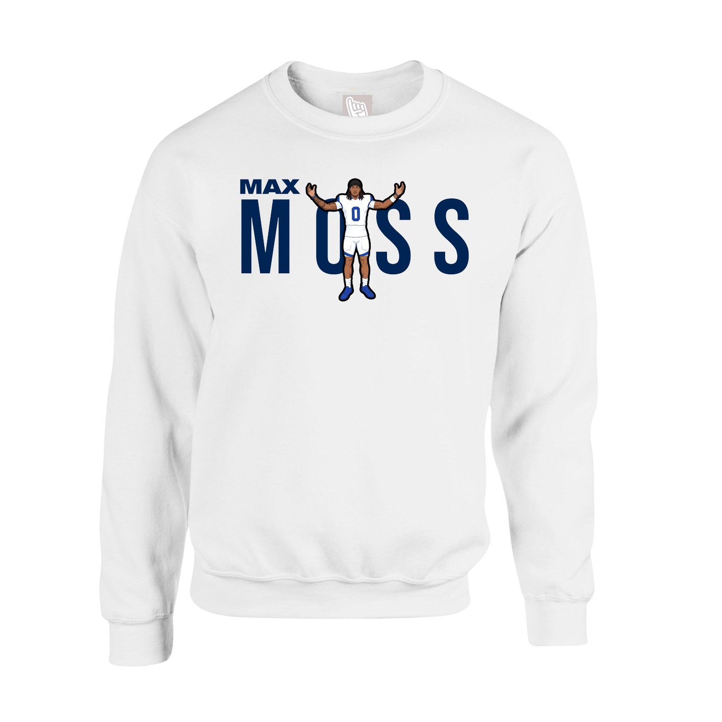 Fleece Crew — Player Name in White