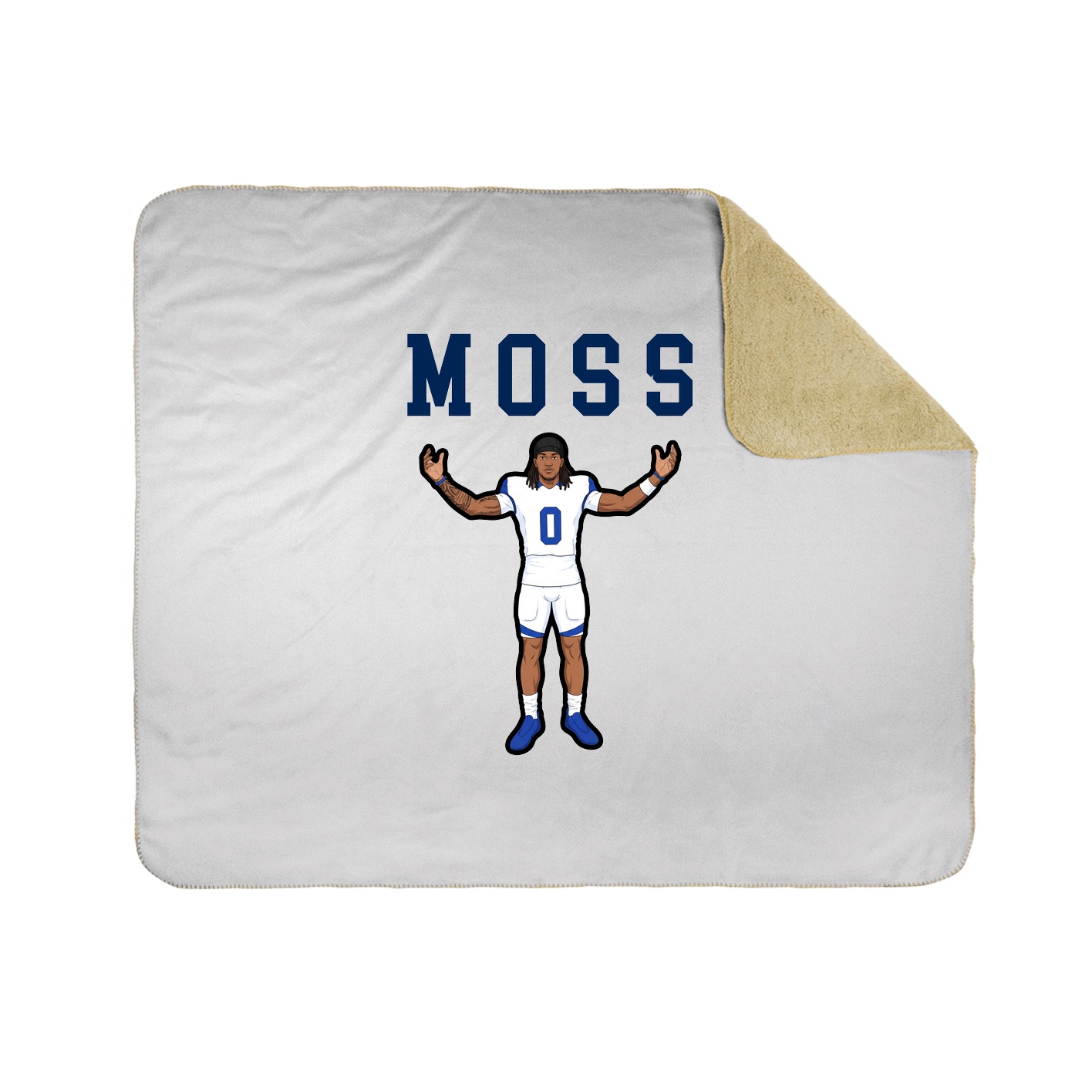 Throw Blanket — Shirsey in White